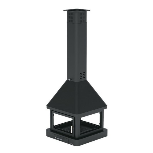 Chimenea Metalica 4 Caras Para Colgar  Modelo Huelva-C