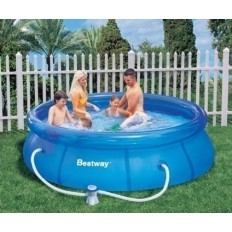 Piscina Pvc Circular 244X66Cm Cartucho 2300Lt Bestway