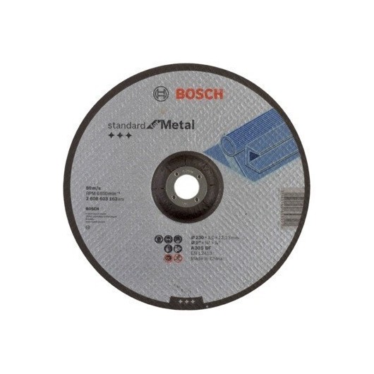 Disco Corte Metal Concavo 230X3X22,23Mm Bosch