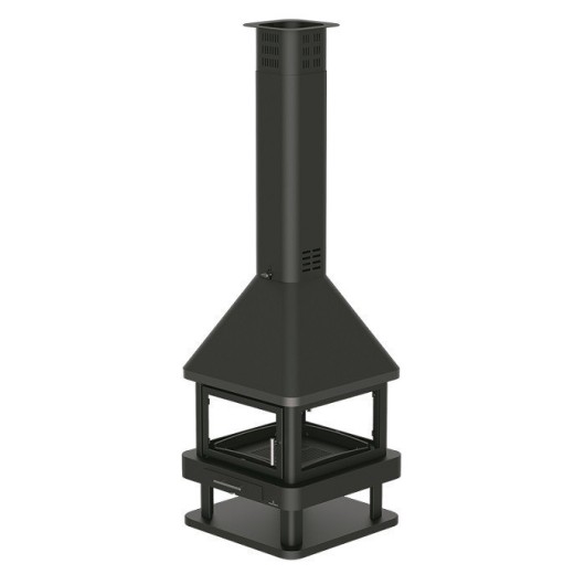 Chimenea Metalica 4 Caras  Modelo Huelva