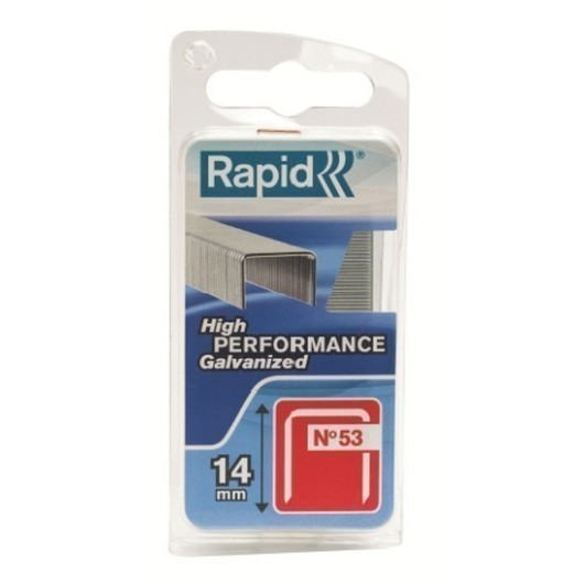 Grapa Grapadora Modelo 53 14Mm Fina Ac Rapid 1.060 Pz