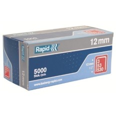 Grapa Grapadora Modelo 53 12Mm Fina Acero Rapid 5.000 Pz