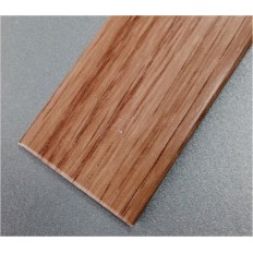 Pletina Perfilada 35Mmx1Mt 1/2Caña Adhesivo Pvc Roble 