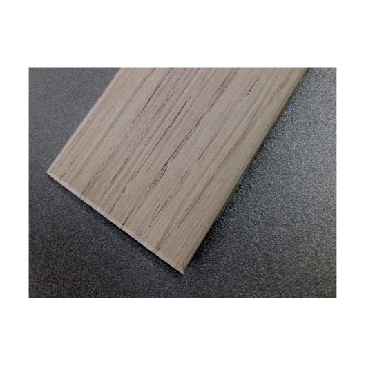 Pletina Perfilada 35Mmx1Mt 1/2Caña Adhesivo Pvc Roble 