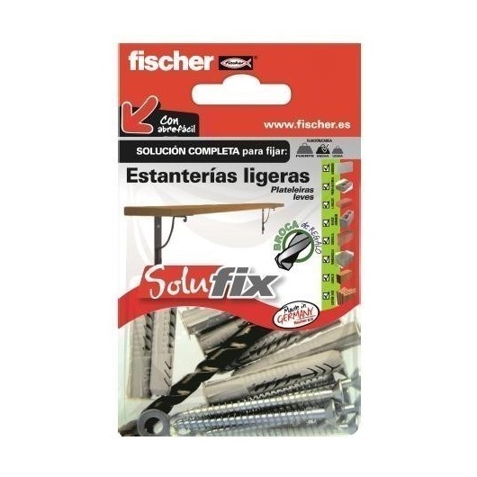 Taco Estanteria Torn.+Broca Nylon Solufix Fischer