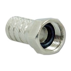 Conector Antena Coaxial Macho Recto "F" Hepoluz