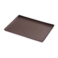 Base Pizza Perforada 400X300Mm Horno Silicona Marron Lekue
