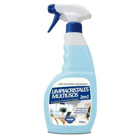 Limpiador Cristales Liquido Multiusos Spray Chubb 750 Ml