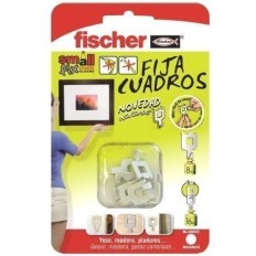 Colgador Cuadros Negro Fischer 8 Pz