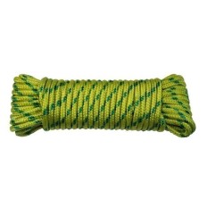 Cuerda Trenzada  05Mm Nylon Azul/Amarillo Tendedero Hyc 20 Mt