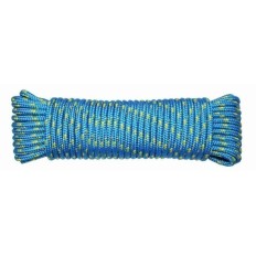 Cuerda Trenzada  05Mm Nylon Azul/Amarillo Tendedero Hyc 20 Mt