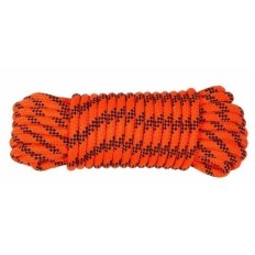 Cuerda Trenzada  06Mm Nylon Naranja/Negro Doble  Escalada Hyc 20 Mt