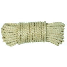 Cuerda Torcida 06Mm Sisal Natural 4 Cabos Hyc 10 Mt