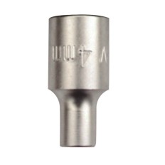 Llave Vaso Hexagonal  1/4"-04Mm Cromo Vanadio 