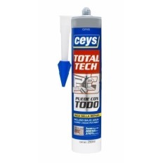 Adhesivo Sellador Polimero 290 Ml Gris Total Tech Xpress Ceys