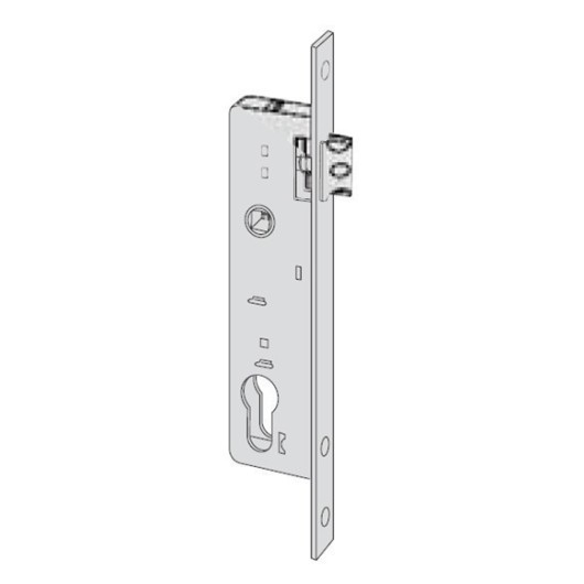 Cerradura Metalica Embutir 30Mm 446503300New Fori Cromo Sin Picaporte Cisa