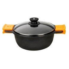 Cacerola Alta 24Cm Con Tapa Induccion Aluminio/Fundido Efficent Bra