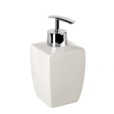 Dosificador Baño Jabon Ceramica  Blanco Thai Tatay