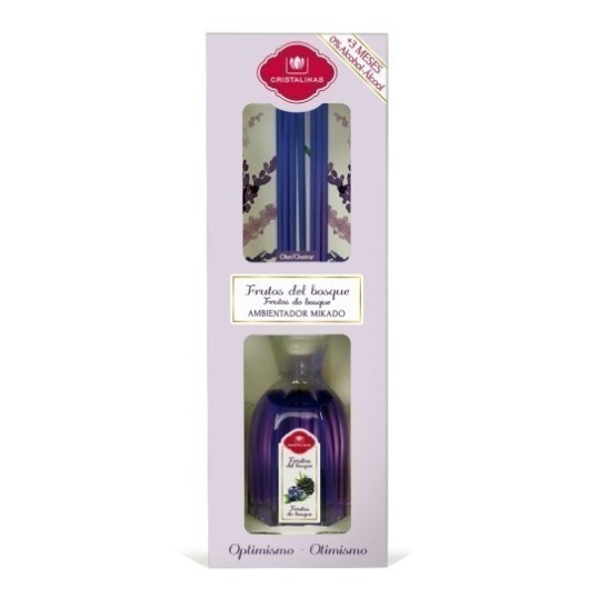 Ambientador Hogar Frutos Del Bosque 90Ml Mikado Cristali.