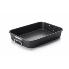 Rustidera Horno 40X29X6,8Cm Antiadh Acero Moka Ibili