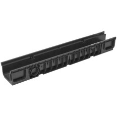 Canaleta Evacuacion 13X9,5X100Cm Polieter Negro Taurus Dakota