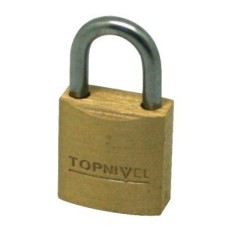 Candado Seguridad  20Mm Arco Corto Laton Nivel