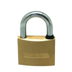 Candado Seguridad  60Mm Arco Corto Laton  Nivel