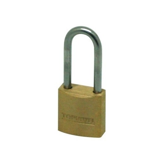 Candado Seguridad  20Mm Arco Largo Laton  Nivel