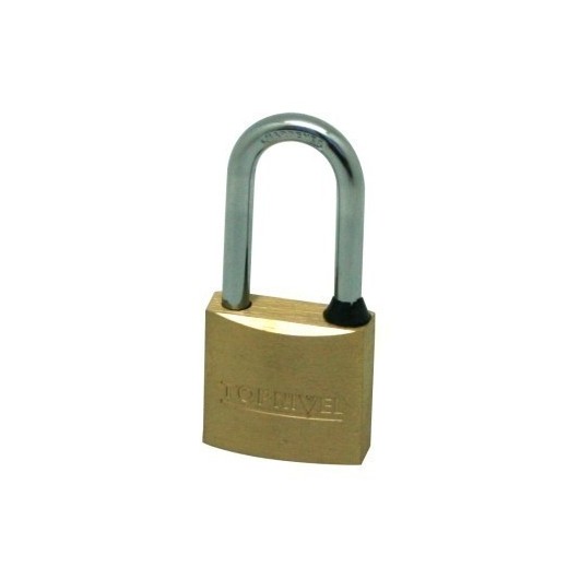 Candado Seguridad  30Mm Arco Largo Laton  Nivel