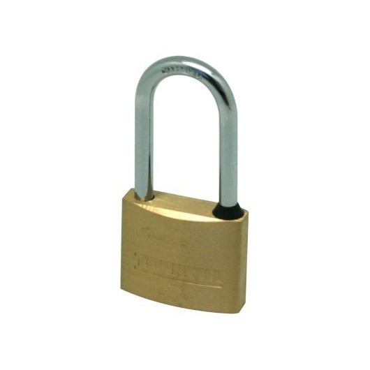 Candado Seguridad  40Mm Arco Largo Laton  Nivel