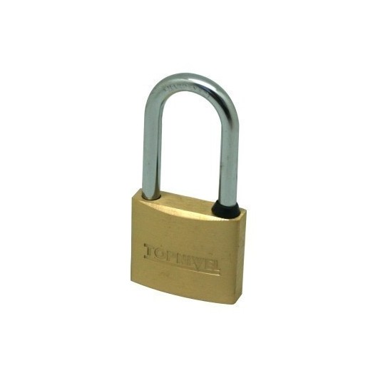 Candado Seguridad  50Mm Arco Largo Laton  Nivel