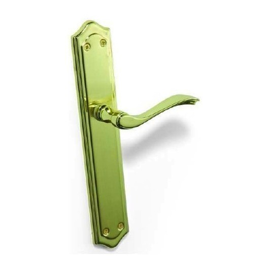 Manivela Puerta 250X50Mm P152Lbs Zamak Placa Larga 