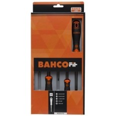 Destornillador Plano/Recta/Phillips/Extracorto Bahcofit Bahco 8 Pz