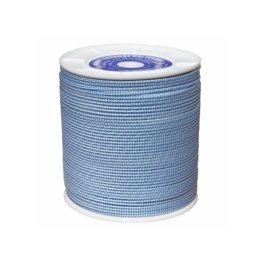 Cuerda Trenzada  04,5Mm Polietileno  Blanco /Azul  Palangre Hyc 400 Mt