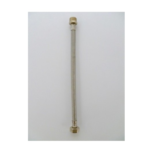 Latiguillo Fontan M-H 1/2-1/2"-20Cm Inox/Caucho S M