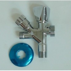 Grifo Tradicional 1/2"-3/8" 3/4" Toma Pared Laton/Cromo Combi S M