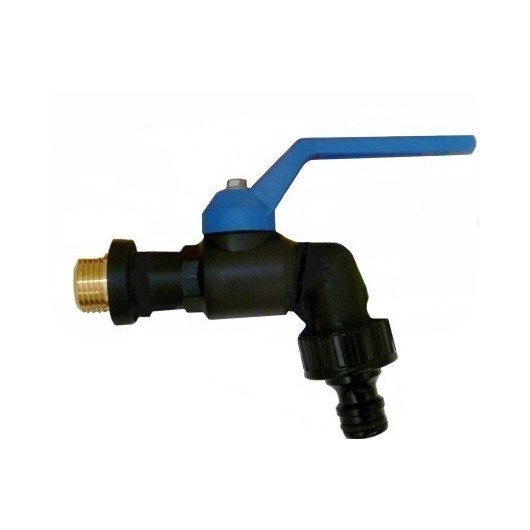 Grifo Esfera 1/2" Toma Automatica Antihielo Plastico  Negro S M