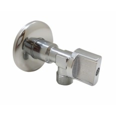 Llave Fontanero Regulacion 1/2"X3/8" 1/4 Vuelta Laton/Cromo S M