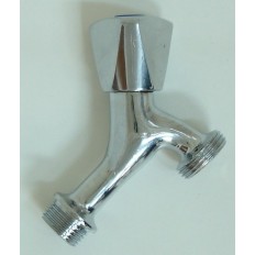 Grifo Lavadora Simple 1/2X3/4" Laton/Cromo S M