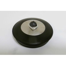 Tapon Fregadero Tipo Teka 55,5Mm Goma Neg/Inox S M