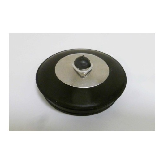 Tapon Fregadero Tipo Teka 55,5Mm Goma Neg/Inox S M