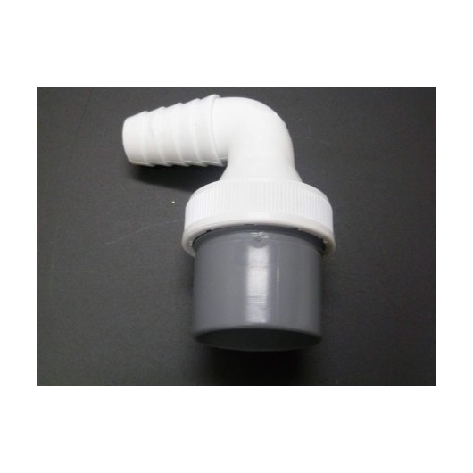 Desague Evacuacion  Lavadora 40Mm Pvc Blanco/Gris S M