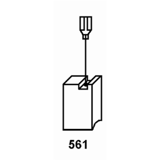 Escobilla Herramienta Electrica  Pvc Bosch 1114J Asein 2 Pz