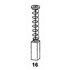 Escobilla Herramienta Electrica  Pvc Bosch 0105J Asein 2 Pz