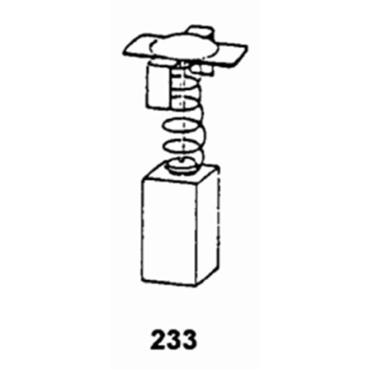 Escobilla Herramienta Electrica  Pvc Hitachi 1796J Asein 2 Pz