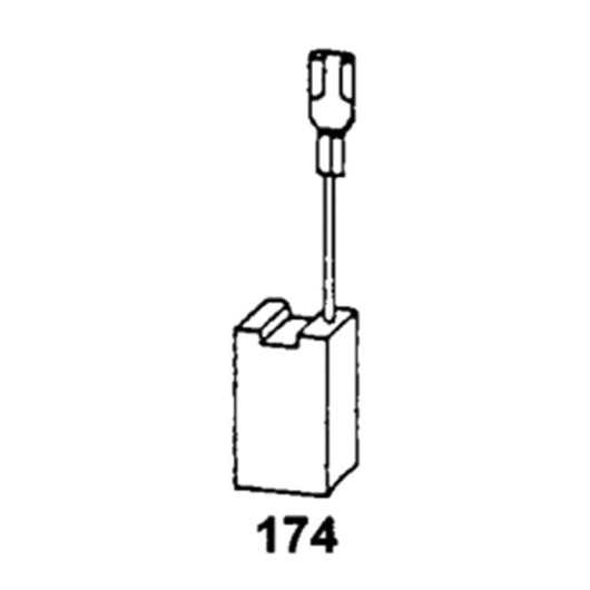 Escobilla Herramienta Electrica  Pvc Bosch 1128Jx Asein 2 Pz