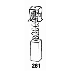 Escobilla Herramienta Electrica  Pvc Makita 0861J Asein 2 Pz