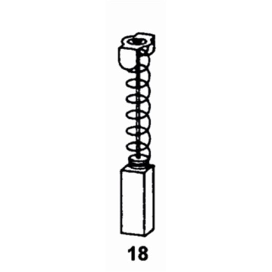 Escobilla Herramienta Electrica  Pvc Makita 1914Jx Asein 2 Pz