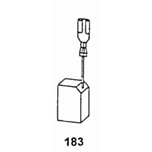 Escobilla Herramienta Electrica  Pvc Bosch 1167Jx Asein 2 Pz