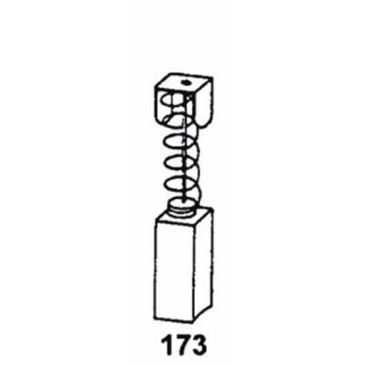 Escobilla Herramienta Electrica  Pvc Virutex 0500Jx Asein 2 Pz